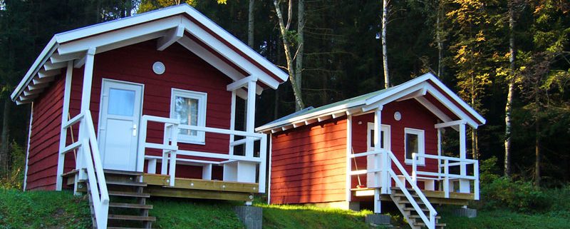 Skandinavische Hütten